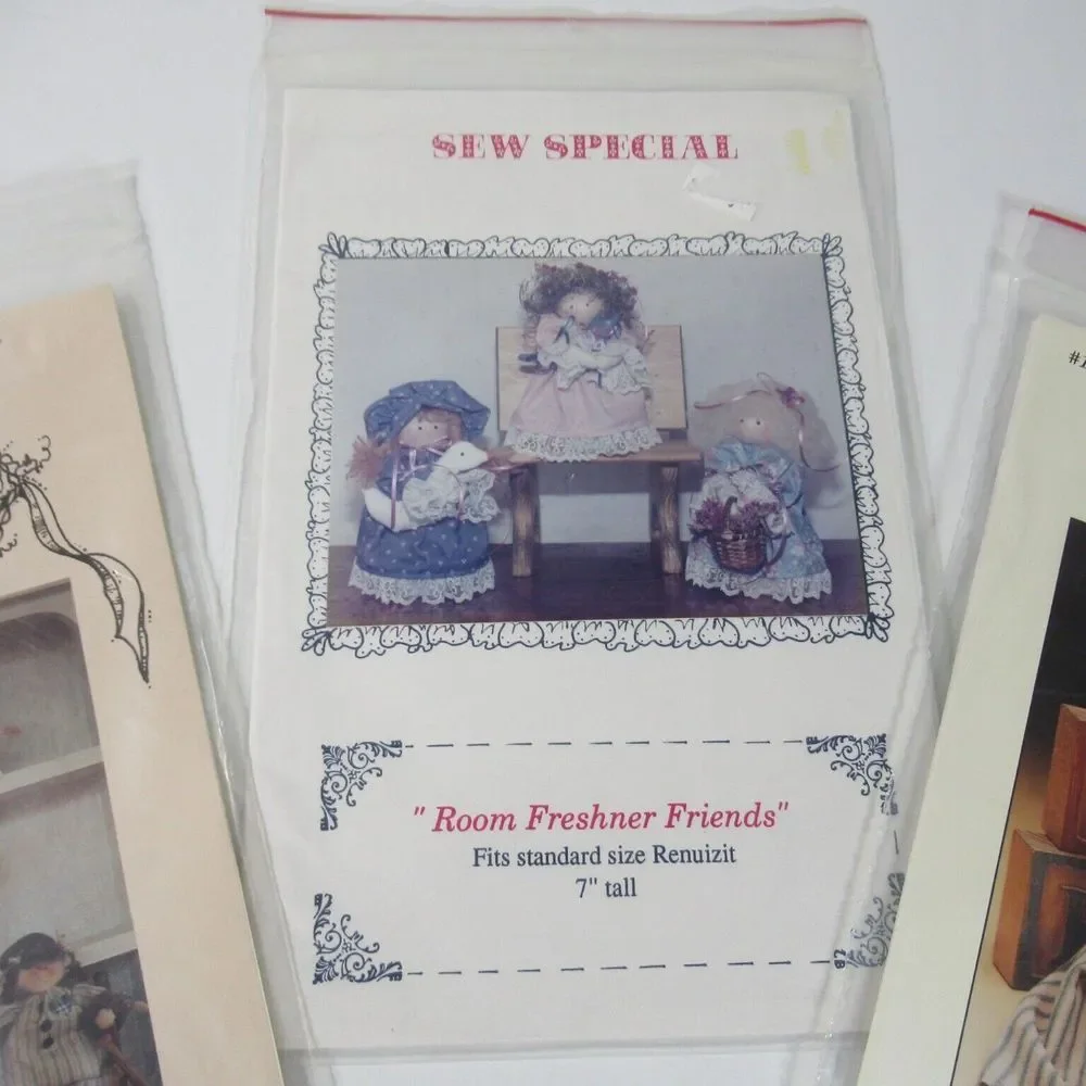 Ragdoll Sewing Kits Lot of 3 Room Freshener Friends Sm Stuff My Favorite Raggedy